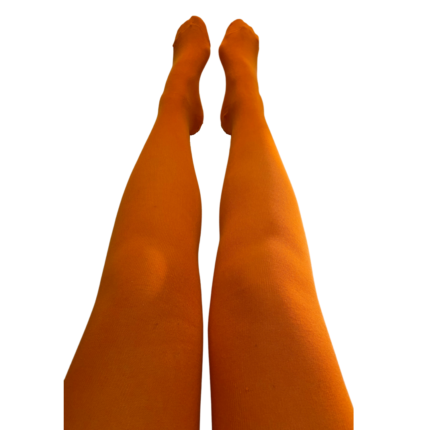 Leotardos naranja Mujer. Tallas. M/L Mama